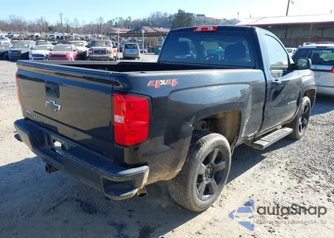 2018 Chevrolet Silverado 1500 Wt из США, поврежденный, VIN 1GCNKNEHXJZ151727
